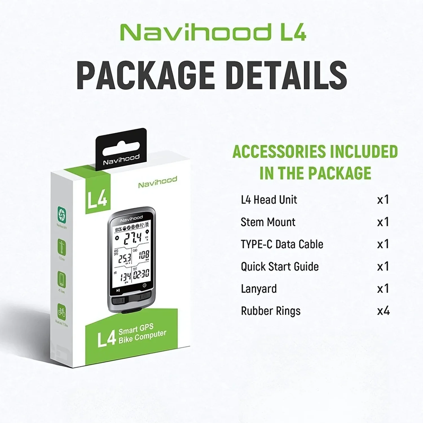 Navihood L4 GPS Bike Computer