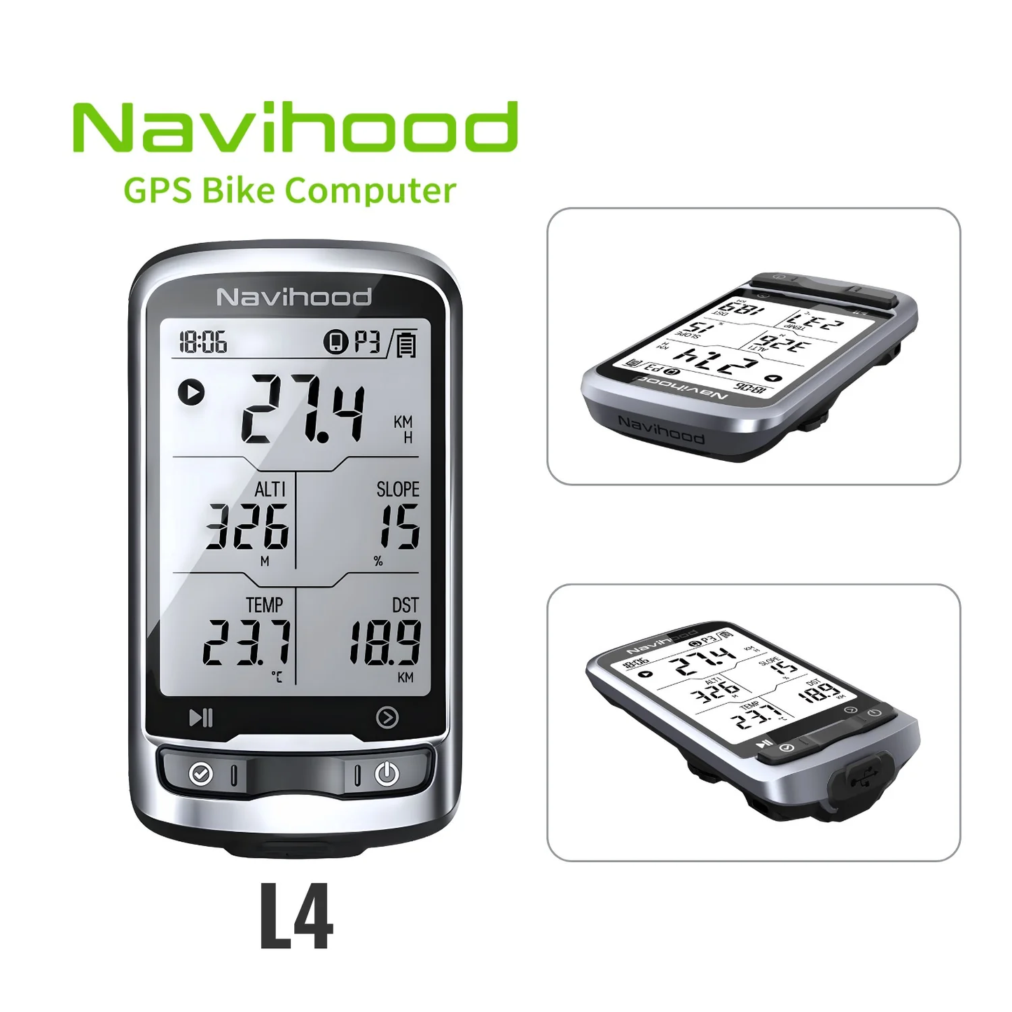 Navihood L4 GPS Bike Computer