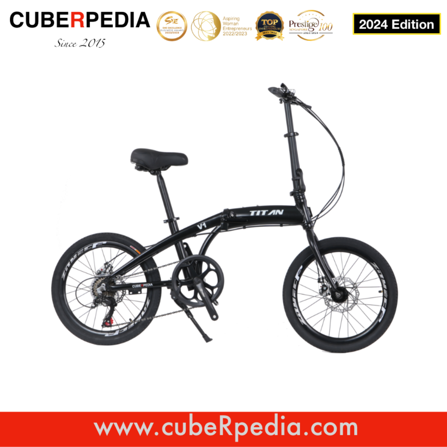 TITAN V1 2024 Edtition with 7 Speed - Black