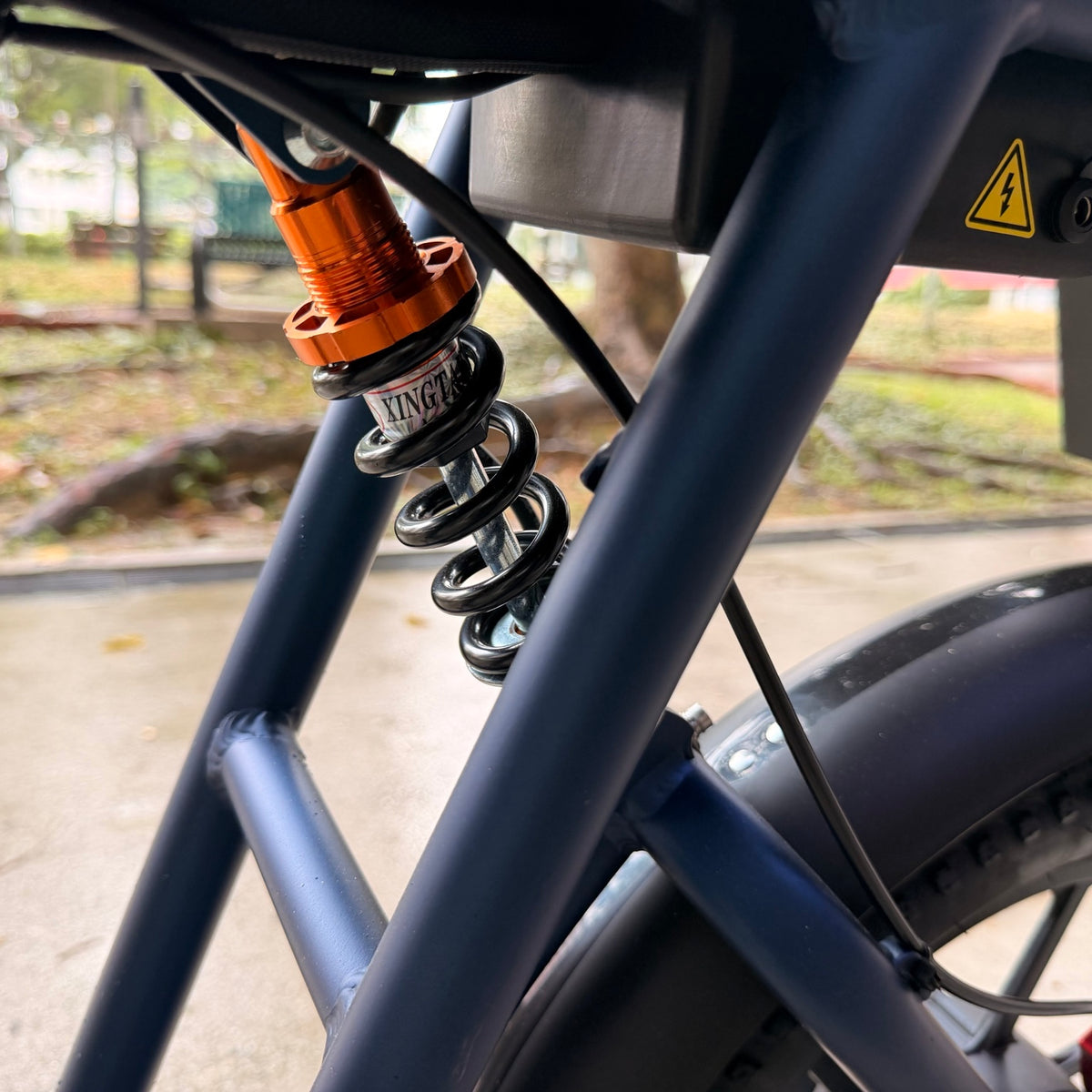 Drive S3 rear coil suspension detail