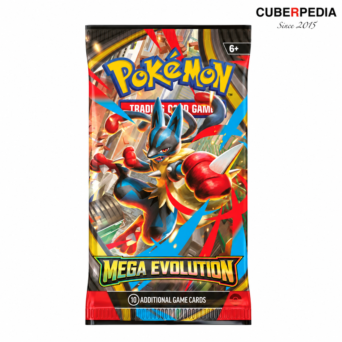 English Pokémon TCG Mega Evolution loose foil booster pack, representative artwork