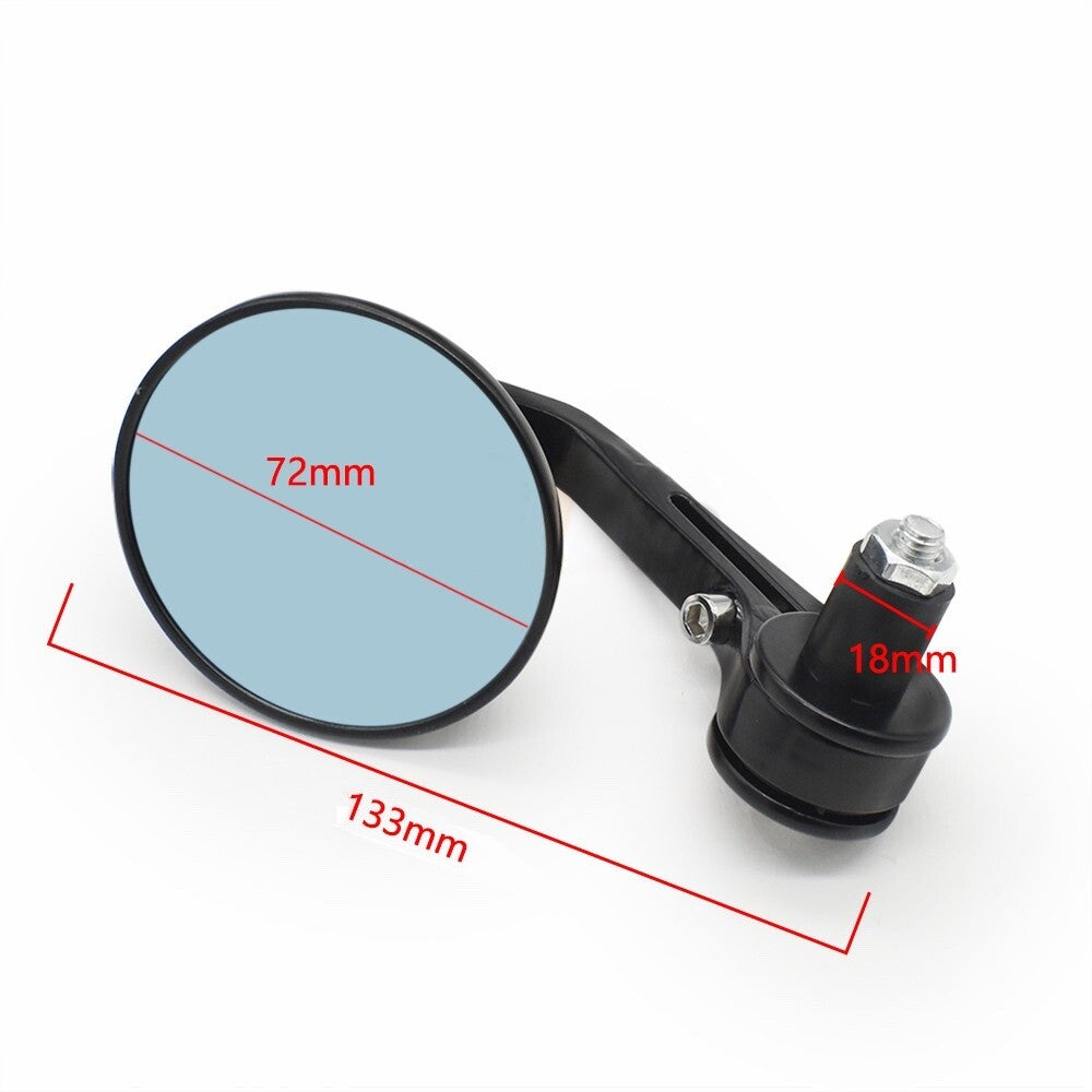 Motorcycle Side Anti Glare Convex Mirror