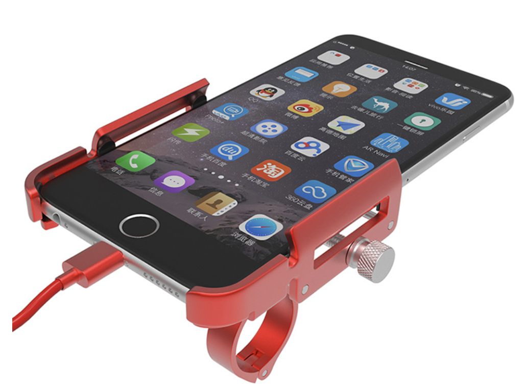 GUB P30 Phone holder - Titanium