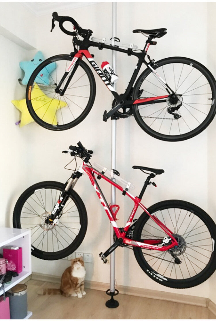 Dual Bicycle Tower Rack Stand