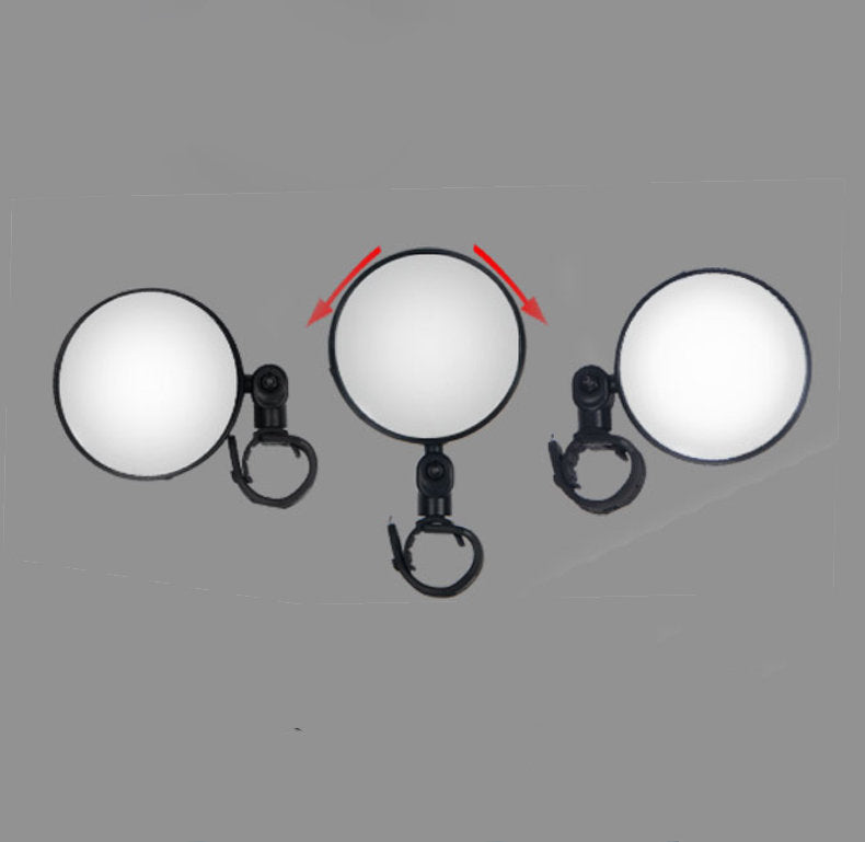 Round Rear Side Mirror 360° Rotate