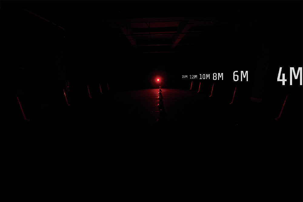 Moon Ring 25 (50) Lumens USB Rechargeable Red Bicycle Bike Light