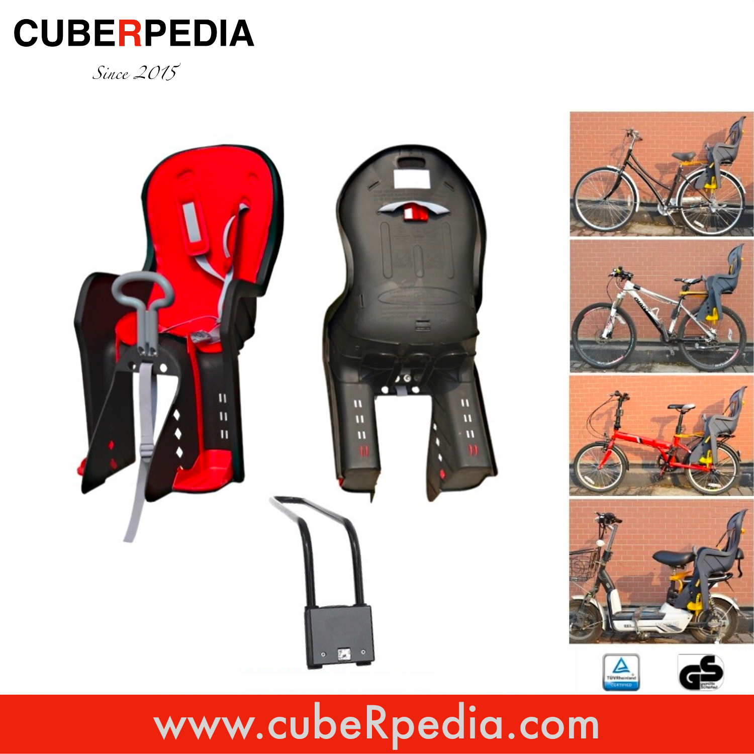 Boodie child top bike seat