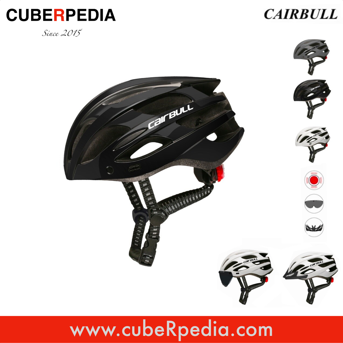 CAIRBULL SPARK Bicycle Helmet Black