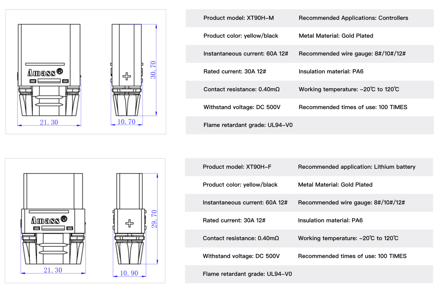 Connectors/Plug - XT90