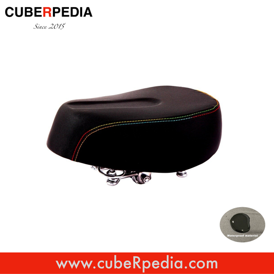 Cushion Seat saddle with 4 Spring Rainbow threading