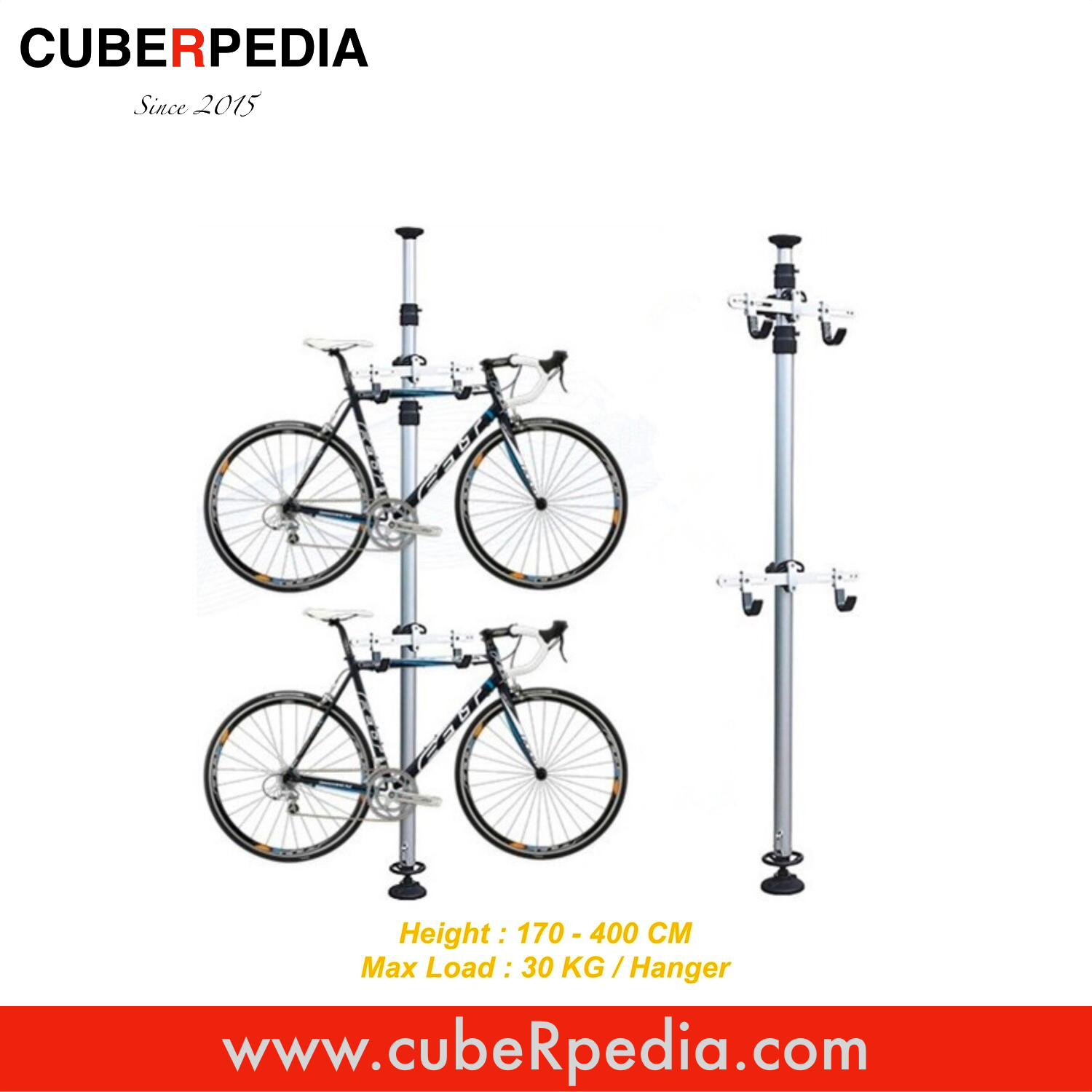 Bike stand hot sale pole