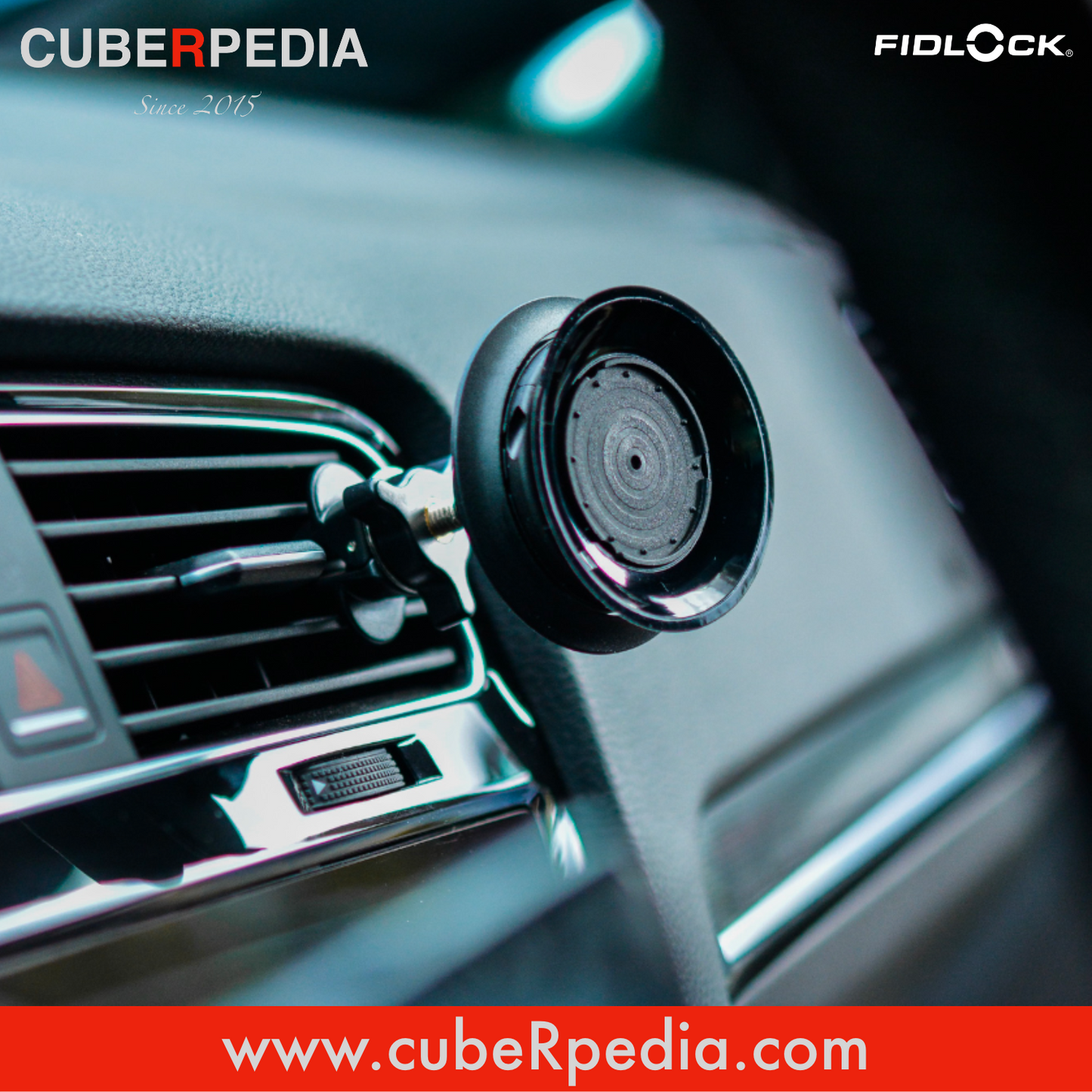 FIDLOCK VACUUM Magnetic Phone Mount Car Air Vent Base