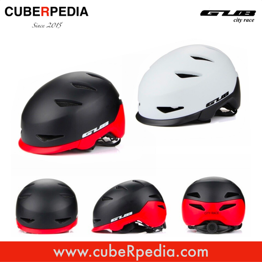 GUB CITY RACE Helmet White-L
