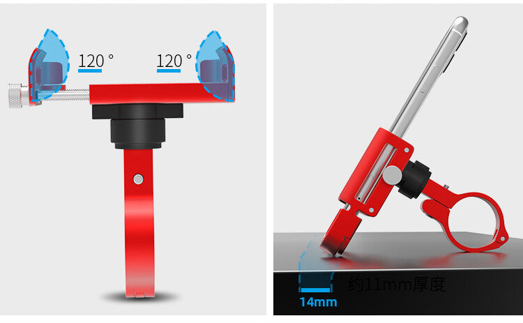 GUB P30 Phone holder - Red