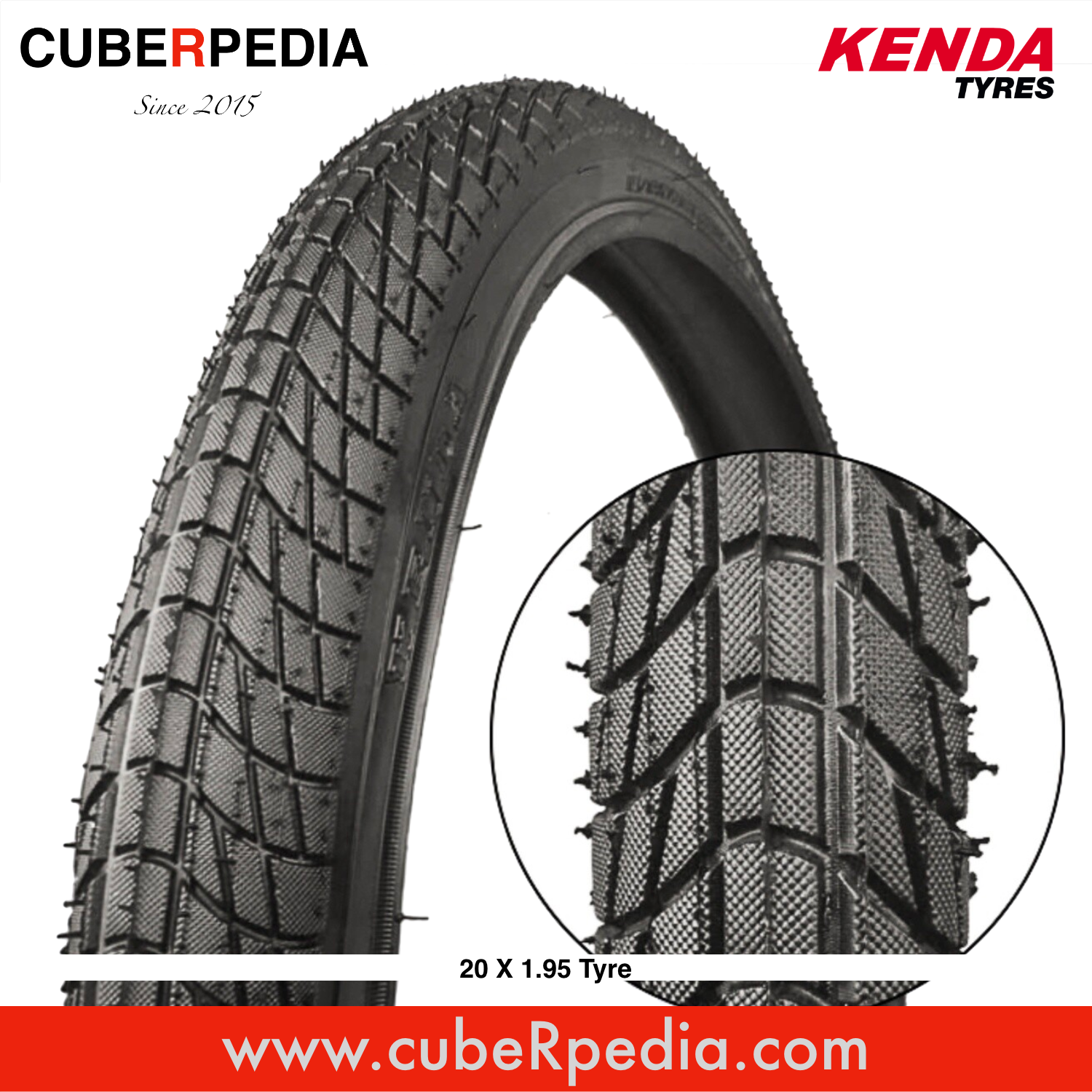 Kenda 20 X 1.95 Tyre cubeRpedia