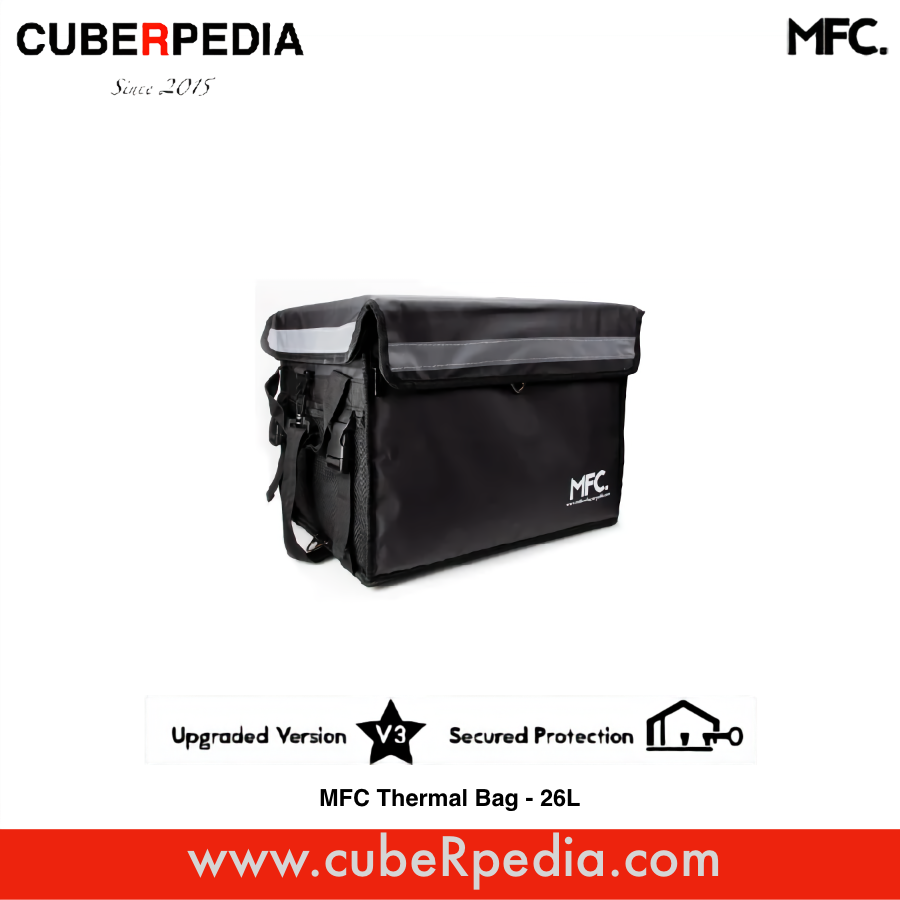 MFC 26L MAGNETO V3 Mini Series Magnetic and Zip with Lock Ring Sling Food Delivery Thermal Bag