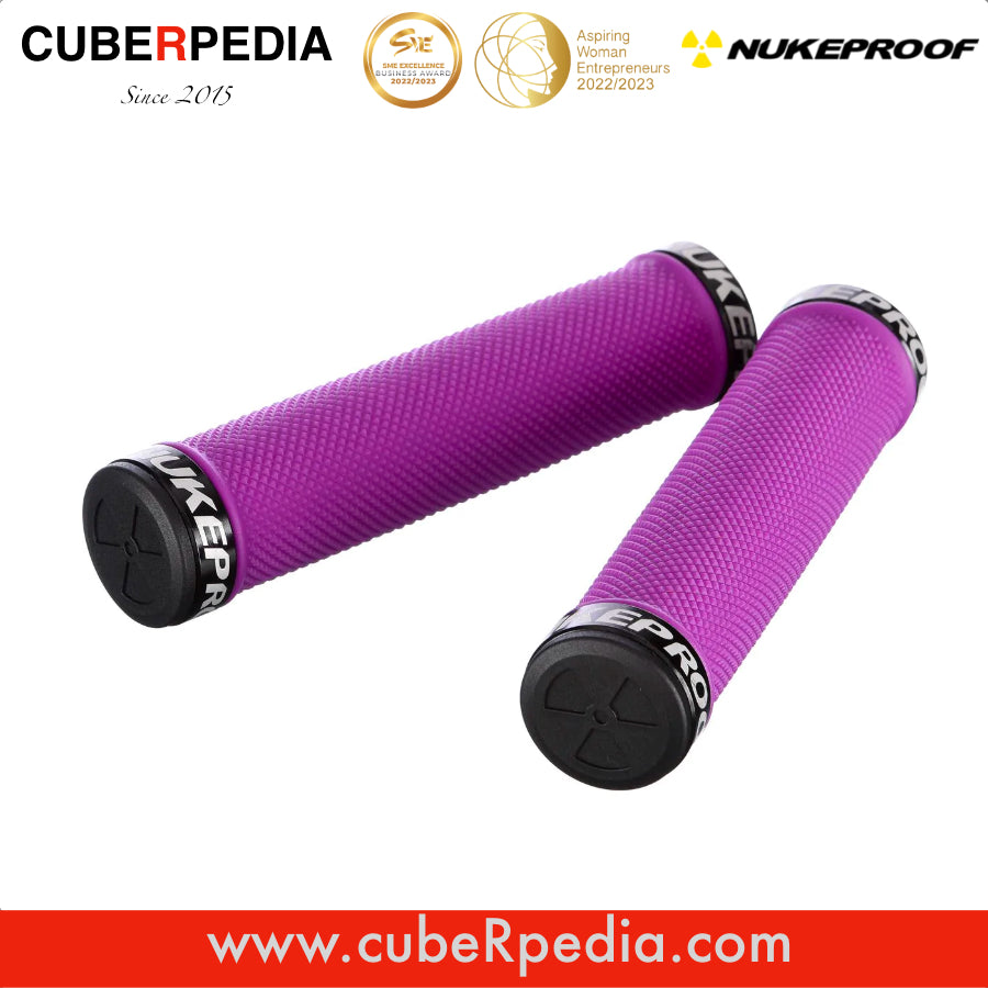 Nukeproof Neutron Knurled Lock On Grip - Purple – cubeRpedia