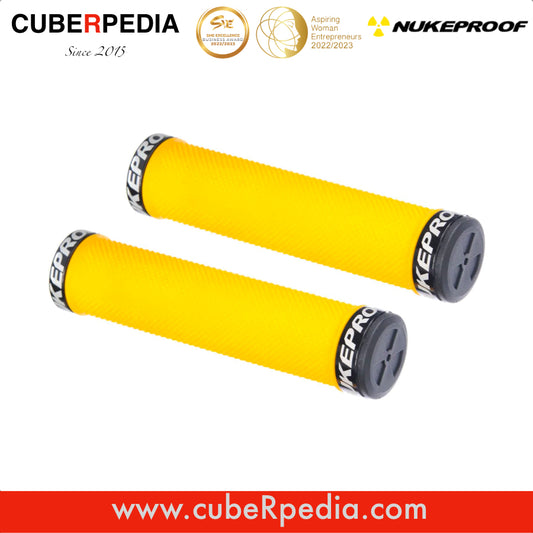 Nukeproof Neutron Knurled Lock On Grip - Yellow