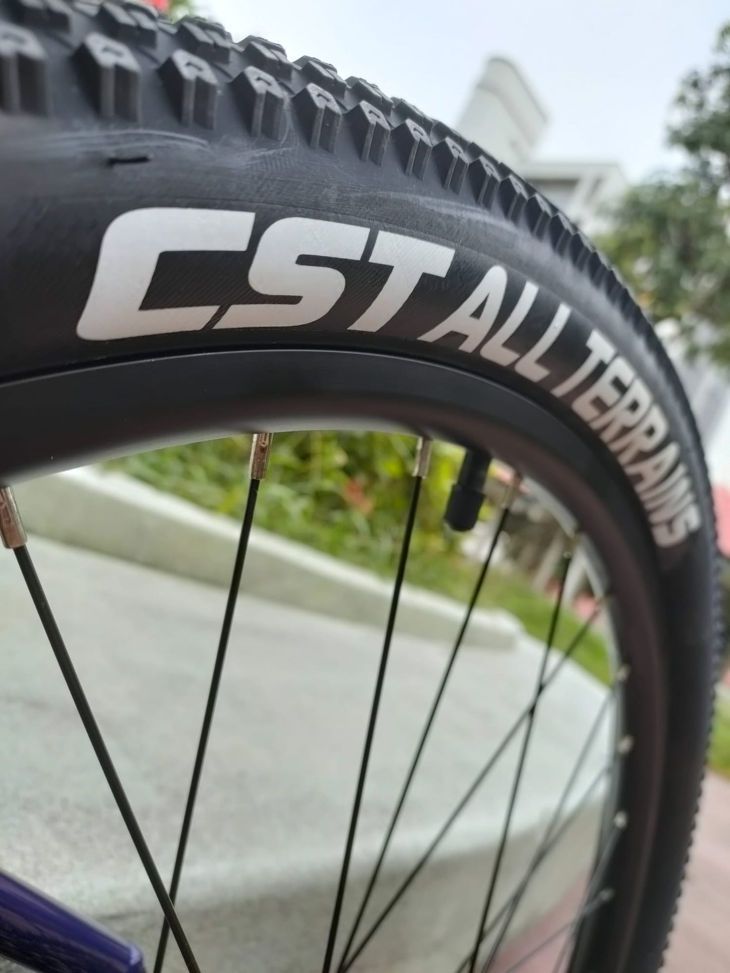 TITAN XC 27.5 MTB - Purple Blue Frame / Yellow Word