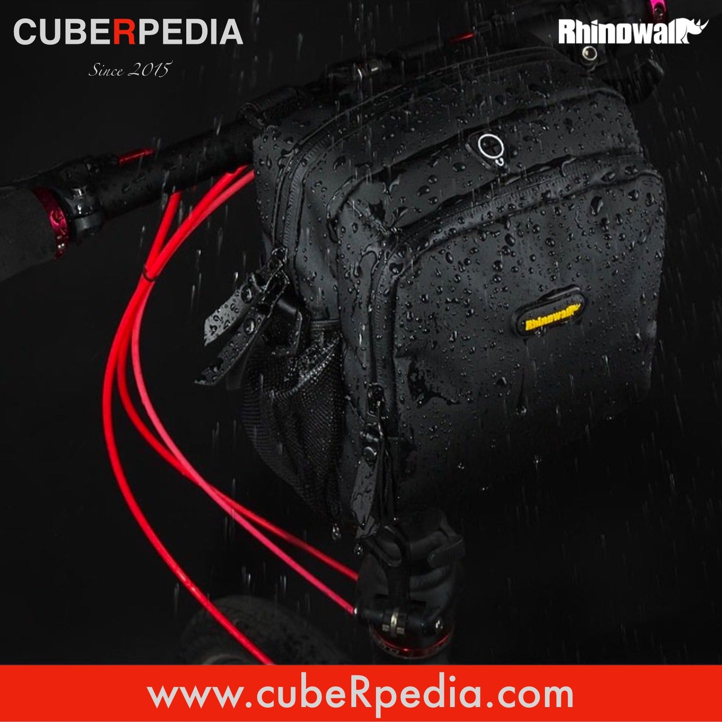 Rhinowalk Handlebar Pouch Bag for Bicycle / E Scooter