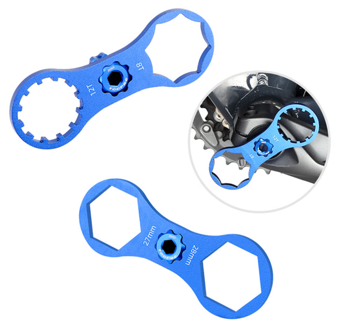 Toopre MTB suspension fork cap wrench - 27/28MM