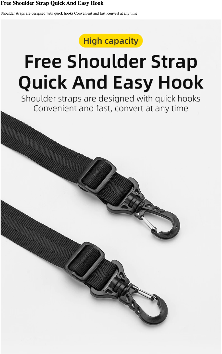 ROCKBROS Front Multipurpose Bag