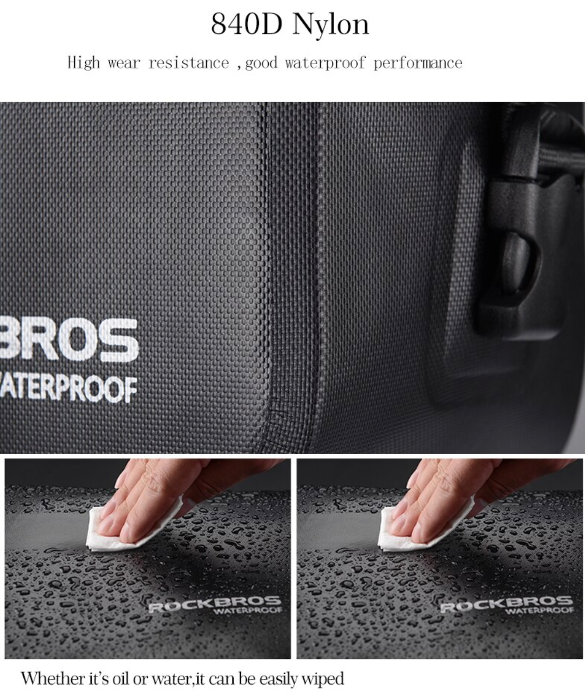 ROCKBROS Front Handlebar Multipurpose Bag