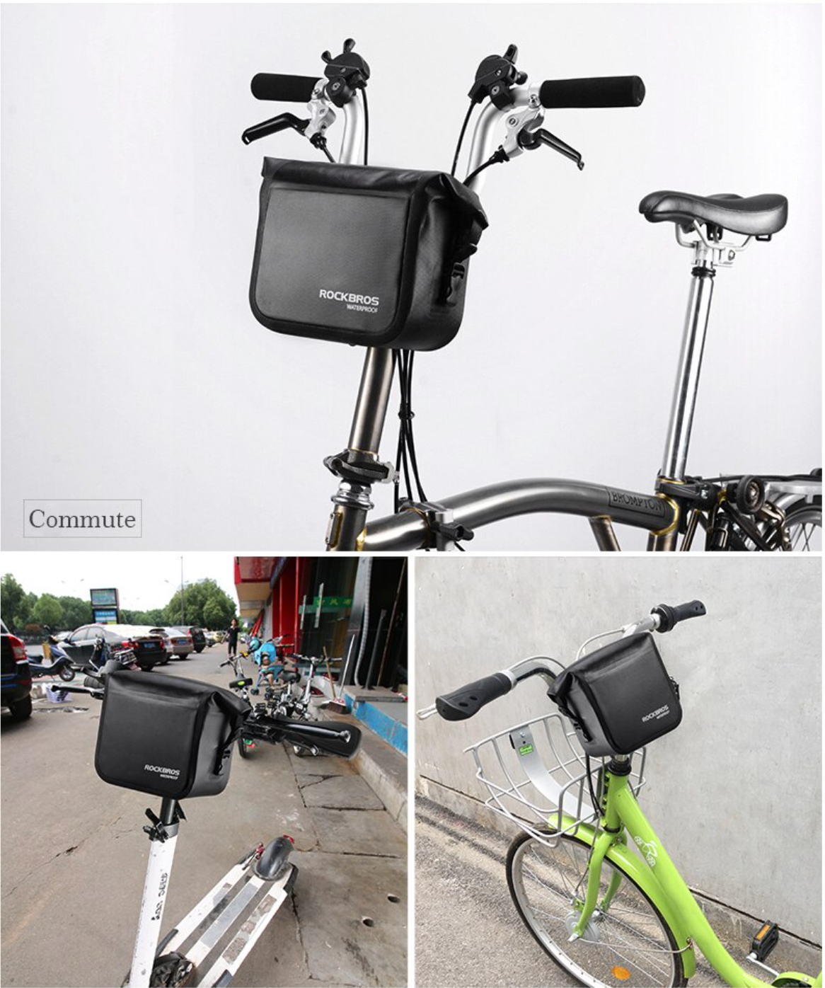 ROCKBROS Front Handlebar Multipurpose Bag
