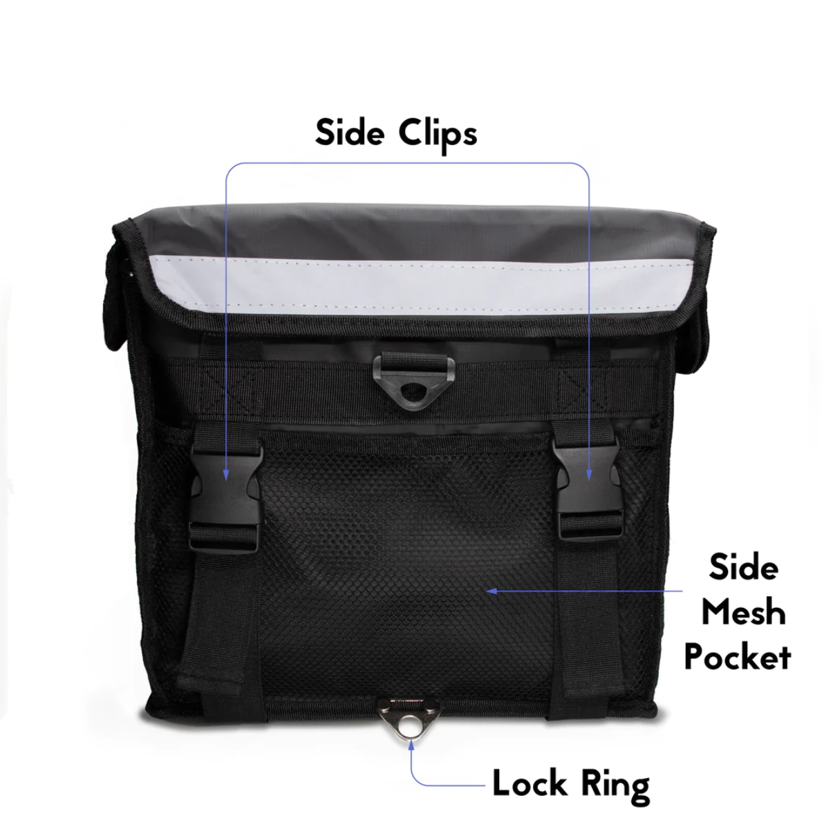 MFC 26L MAGNETO V3 Mini Series Magnetic and Zip with Lock Ring Sling Food Delivery Thermal Bag