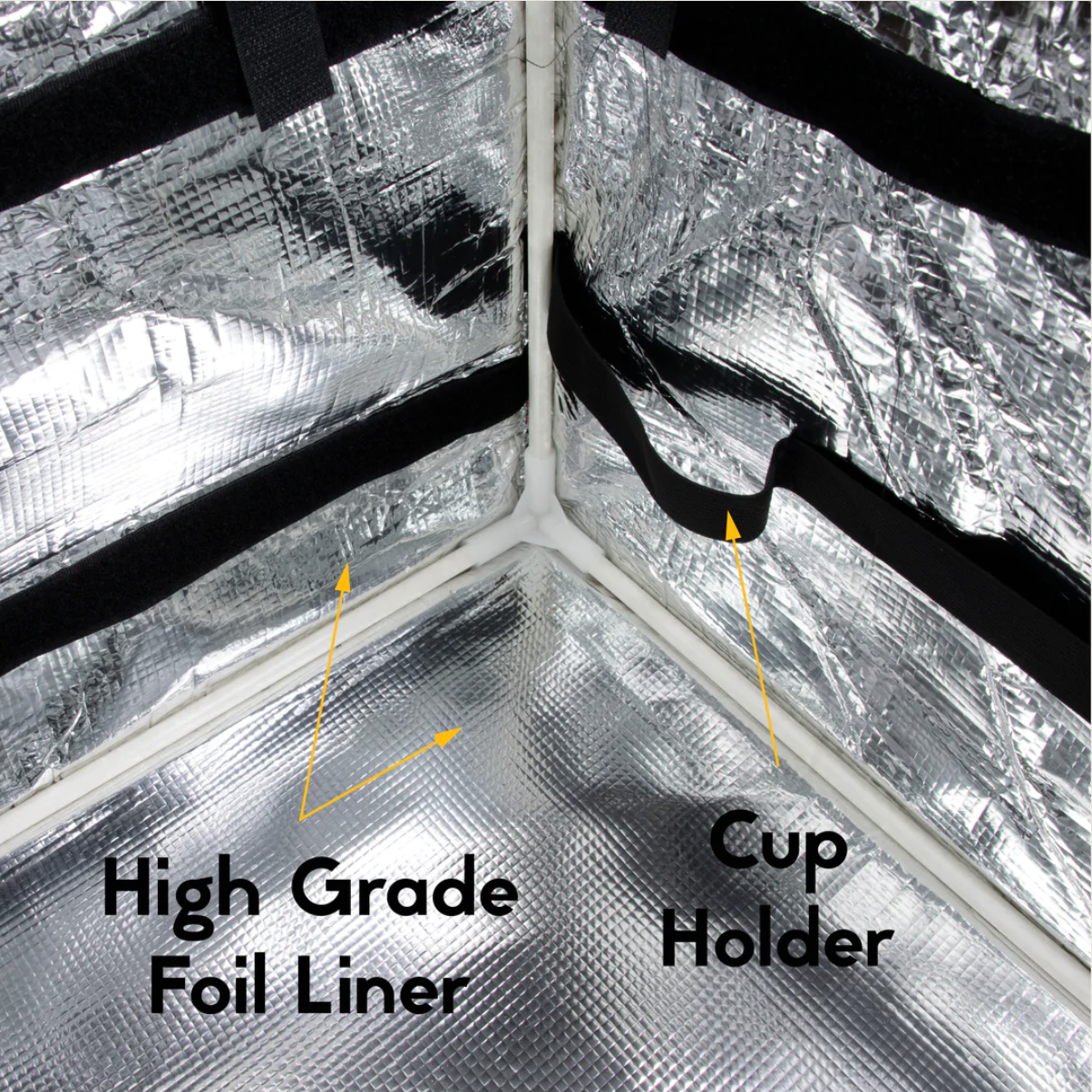 MFC 32L MAGNETO V3 Series Magnetic and Zip with Lock Ring Sling Food Delivery Thermal Bag
