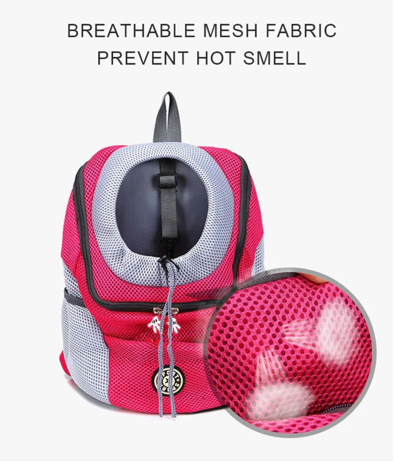 Pet Carrier Mesh Backpack - Medium