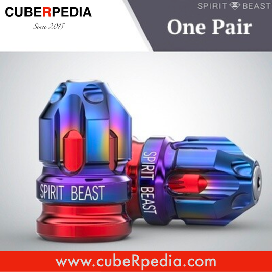 Spirit Beast Air Valve Nozzle Cap - L3 Burnt Blue & Red