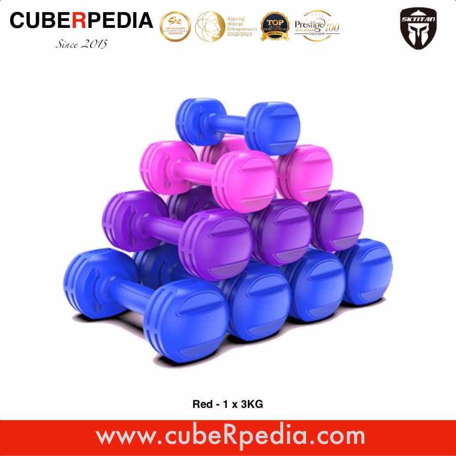 TITAN Lady Dumbbell RED - 1 x 3KG