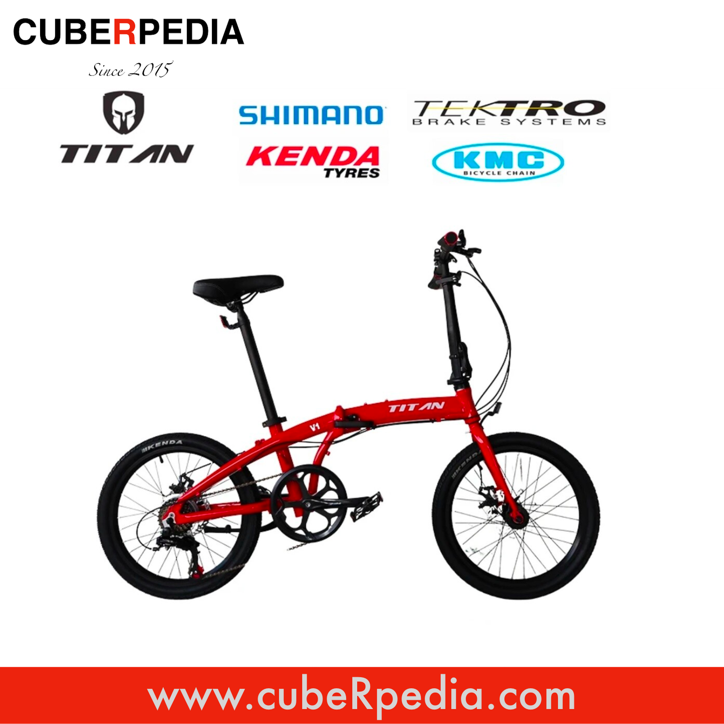 TITAN V1 with 7 Speed - Red