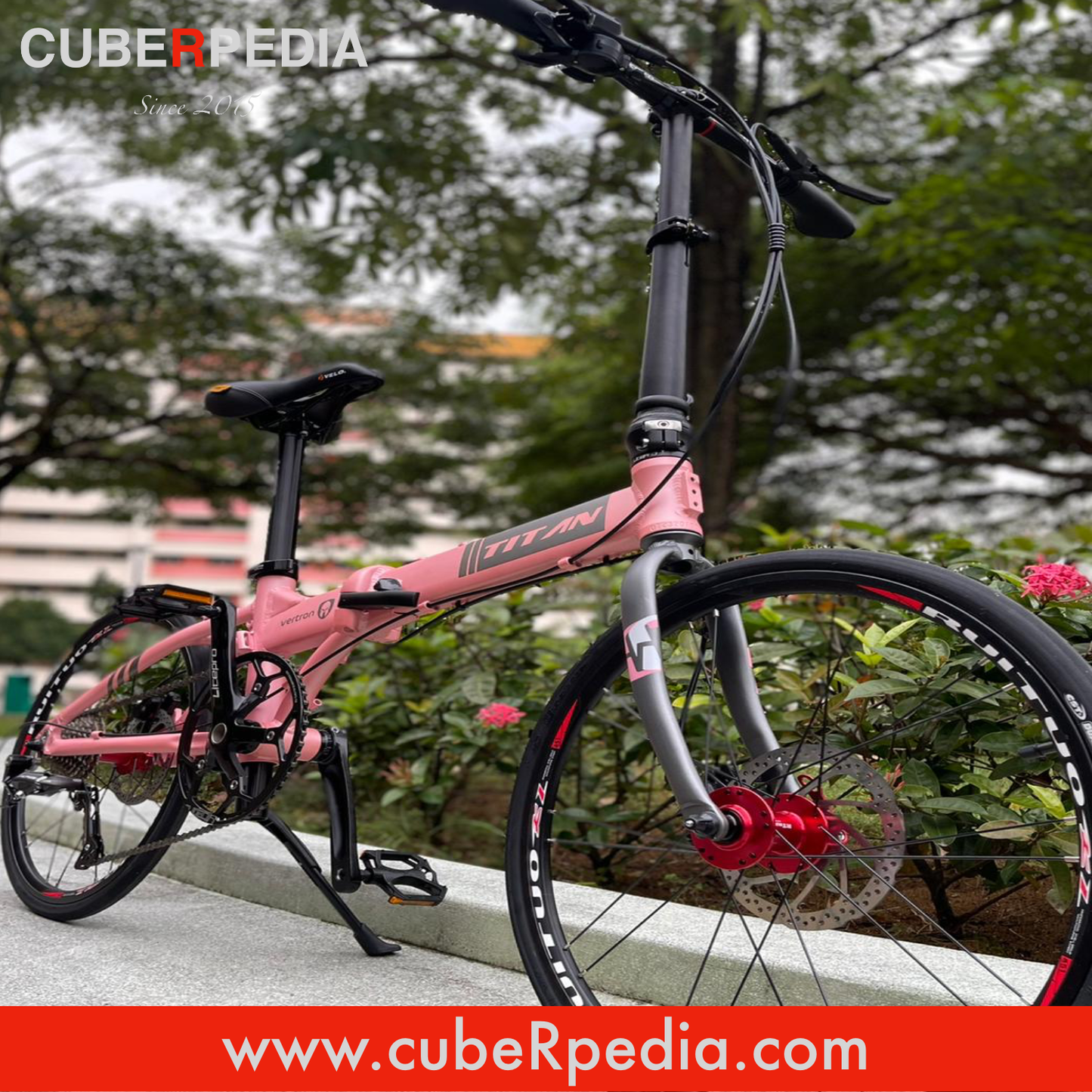 TITAN Vertron with 9 Speed Shimano - Pink