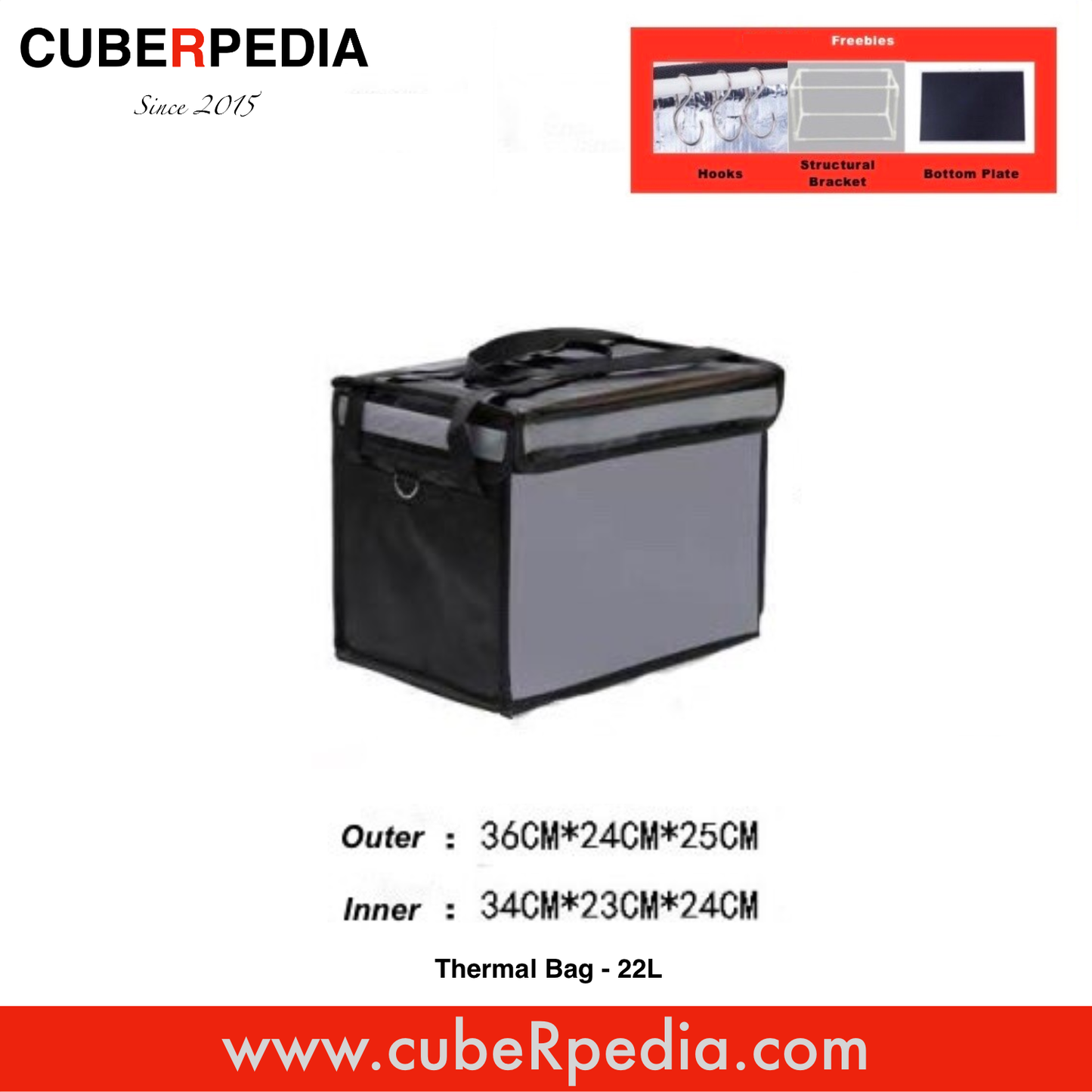 Thermal Bag for food delivery - 22L