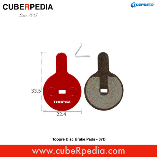 Toopre Disc Brake Pads - 07D