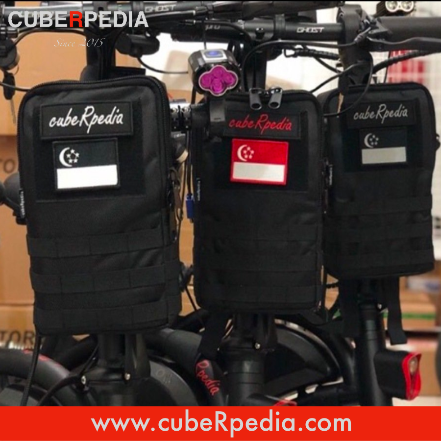 Velcro Strap patch - cubeRpedia White