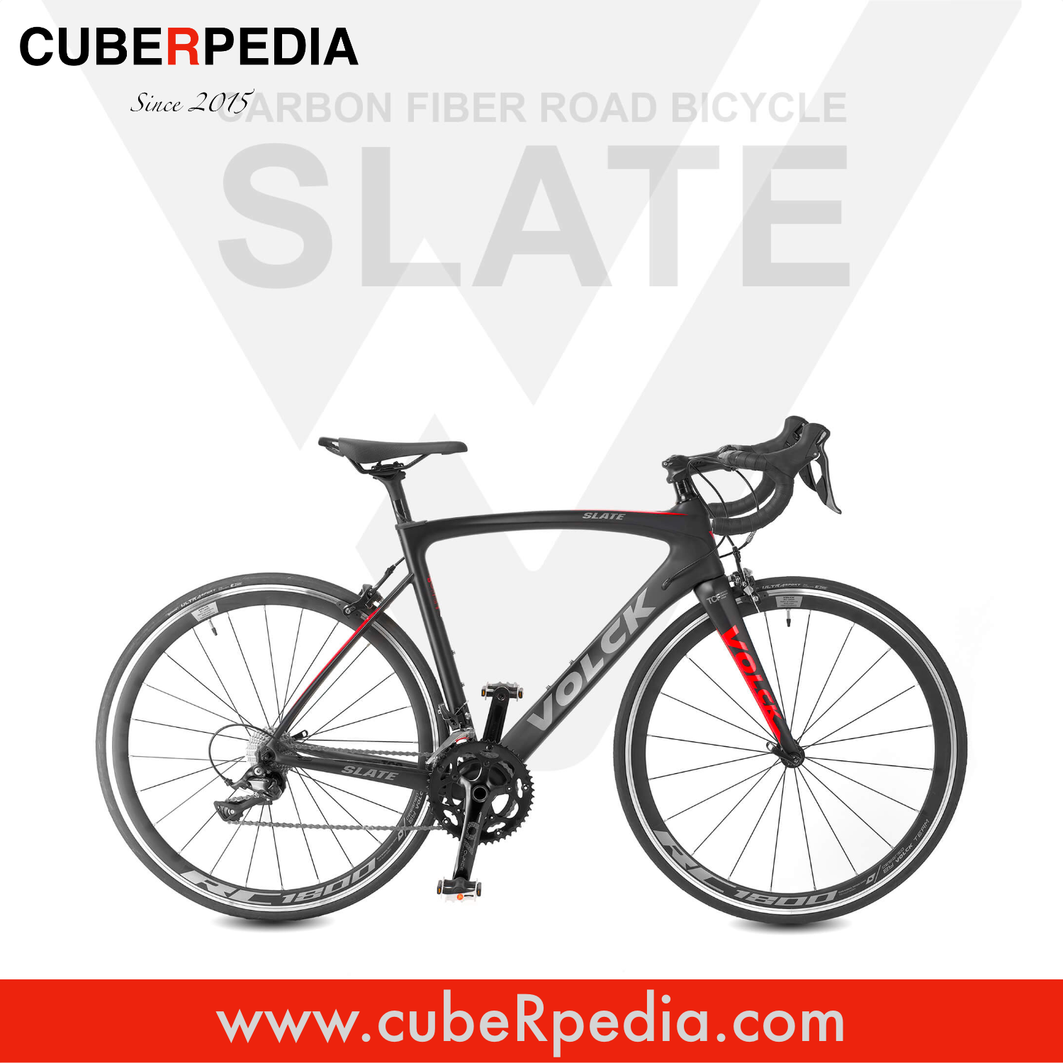 Volck Slate Carbon Fiber Road Bike 700c 540 cubeRpedia