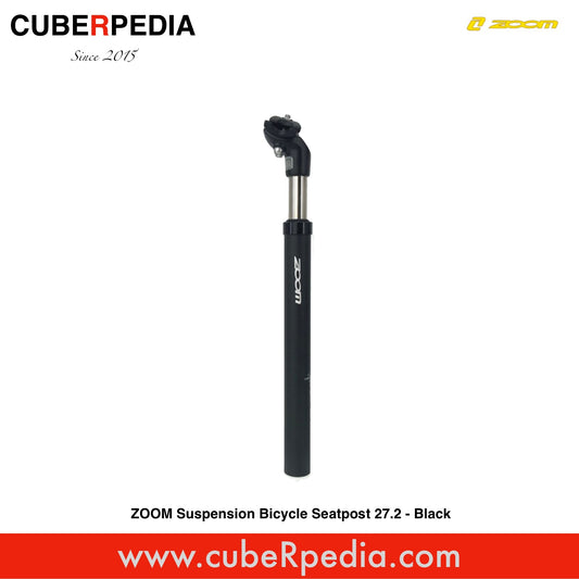 ZOOM Suspension Bicycle Seatpost 27.2 - Black