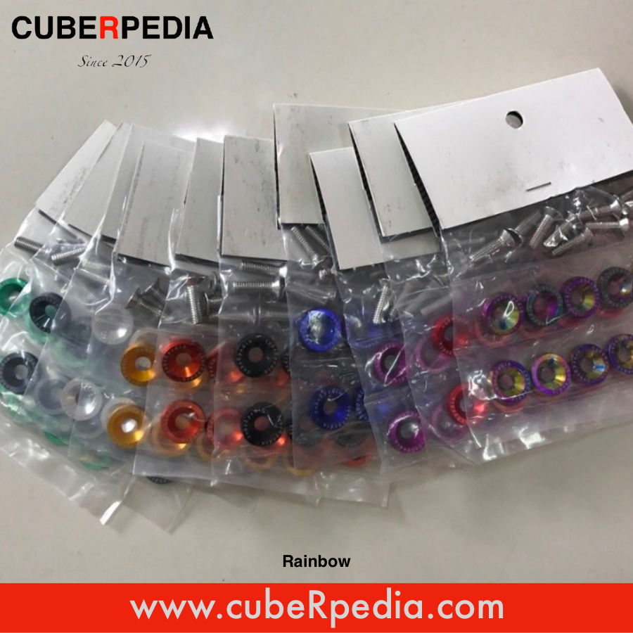 cubeRpedia JDM Washer - Rainbow