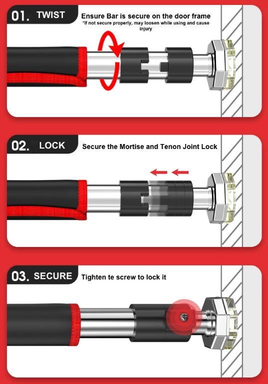 Pull Up Bar (Smart Lock)
