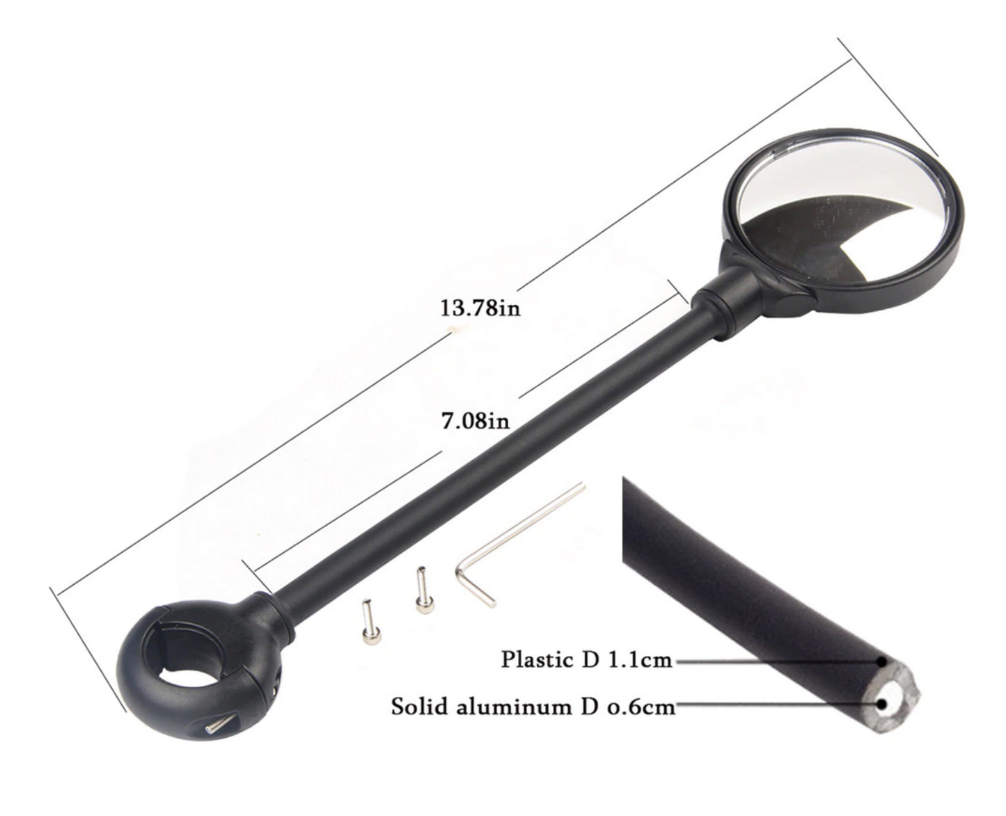 Long Bike Side Mirror