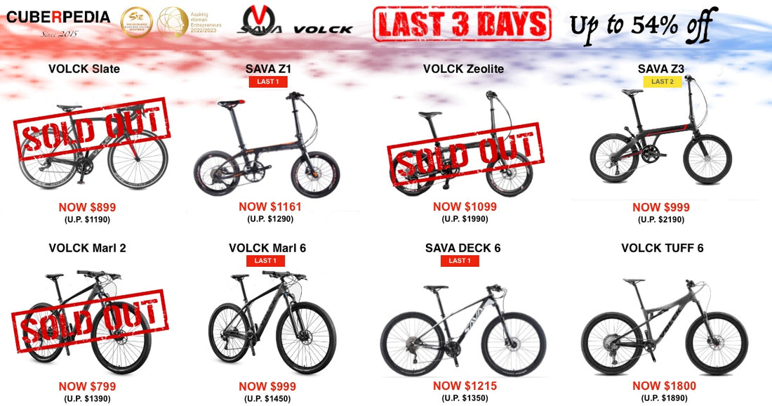 LAST 3 DAY FOR SAVA/VOLCK CARBON FIBER BICYCLE PROMOTION