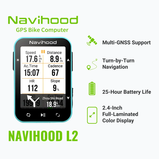 Navihood L2 GPS Bike Computer with Navigation
