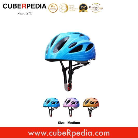 Childrens' Bike Helmet - Blue Medium