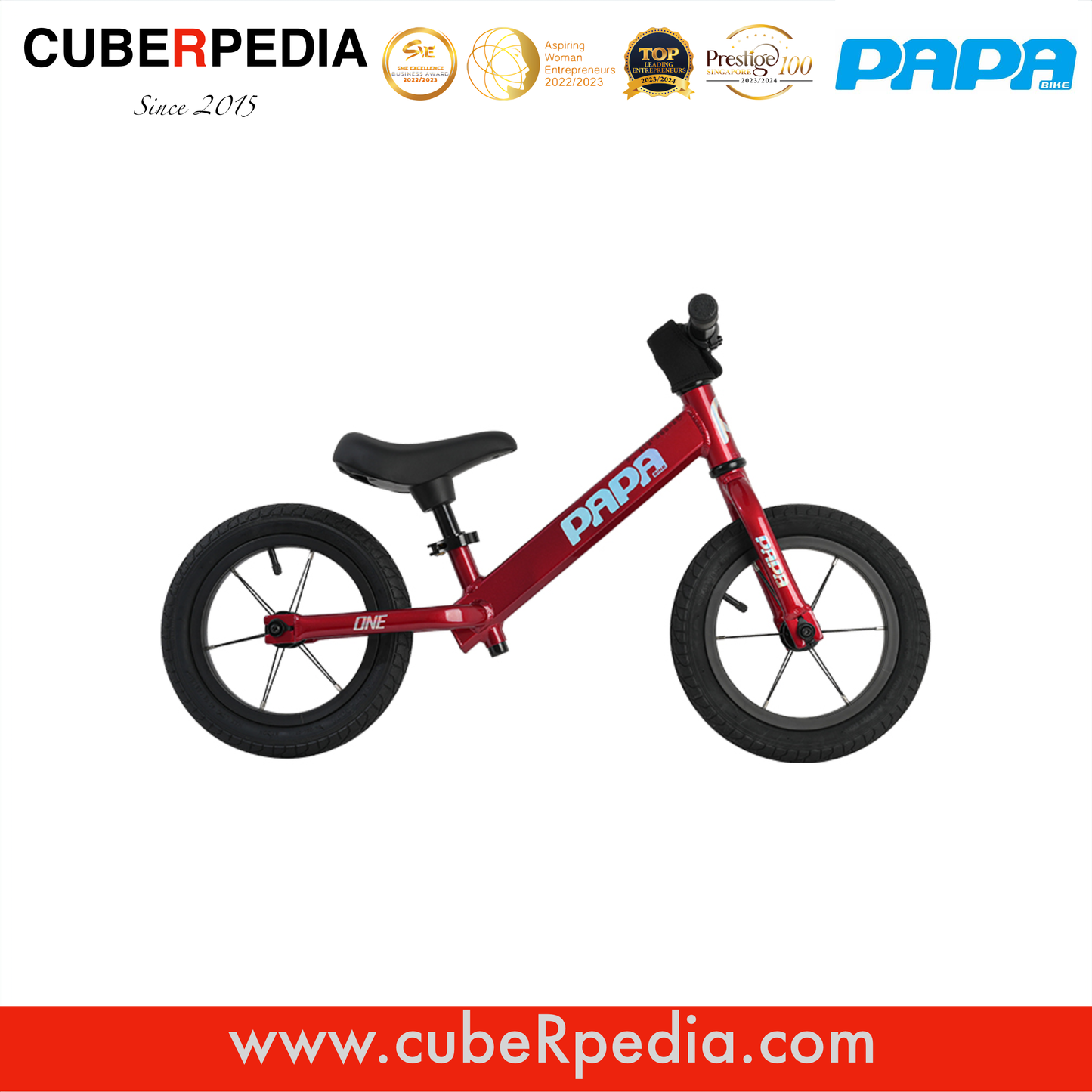 PAPA BIKE ONE 12" - Red