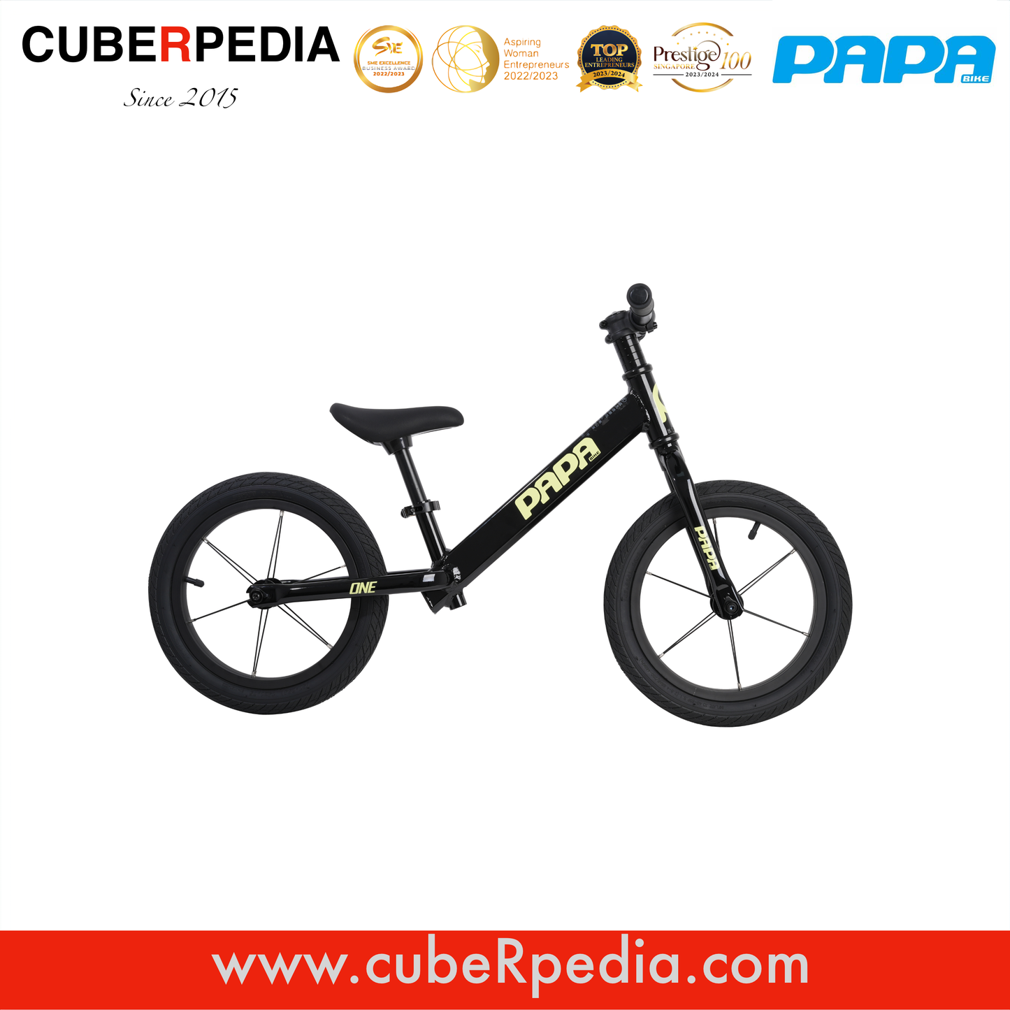 PAPA BIKE ONE 14" - Black