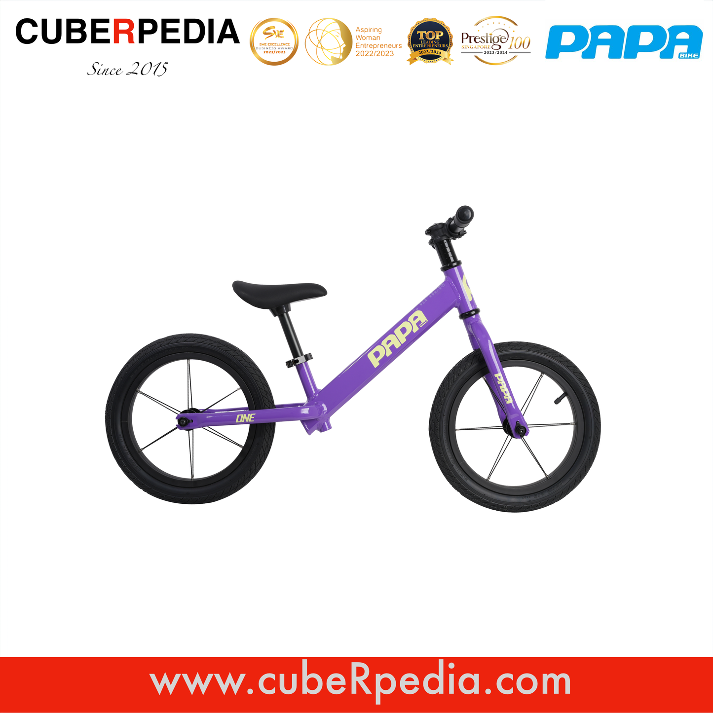 PAPA BIKE ONE 14" - Purple