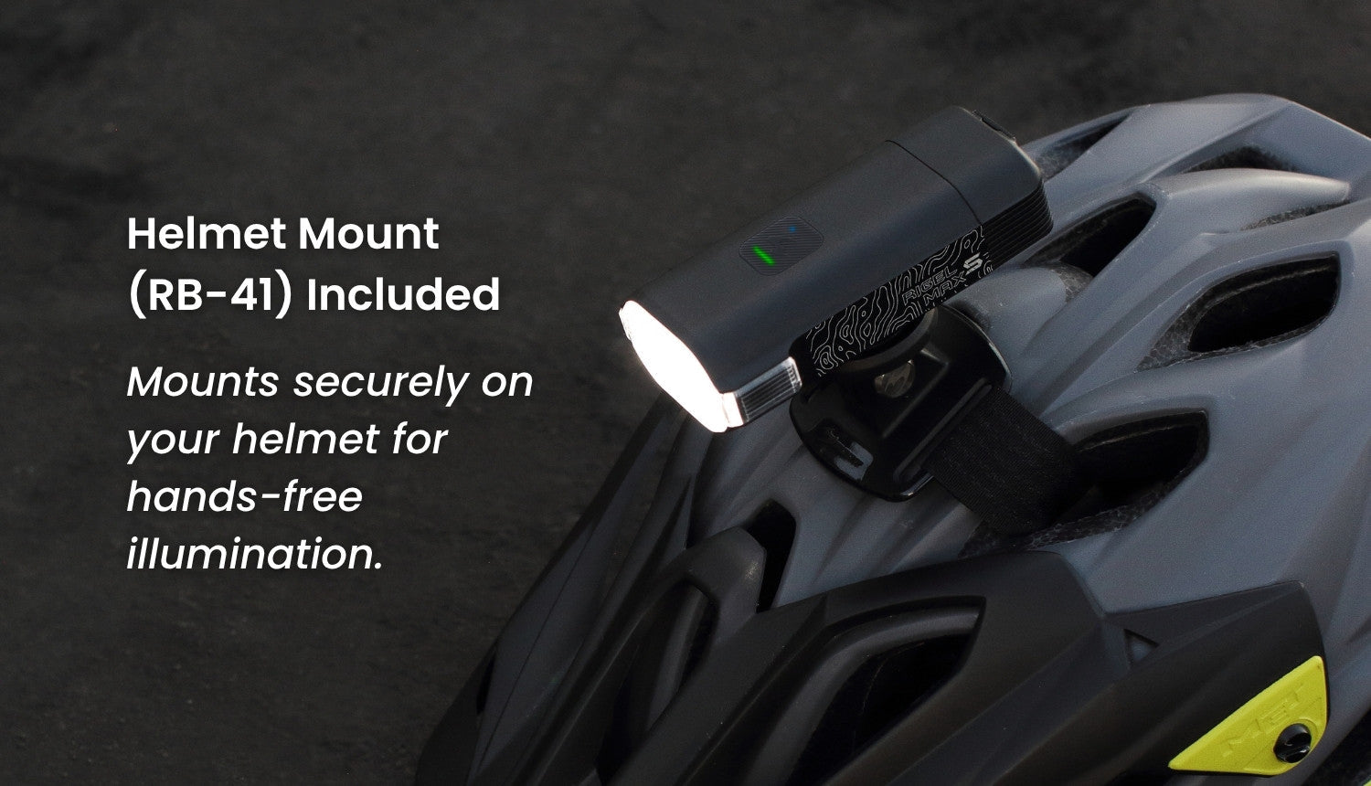 Moon RIGEL MAX-S included RB-41 helmet mount